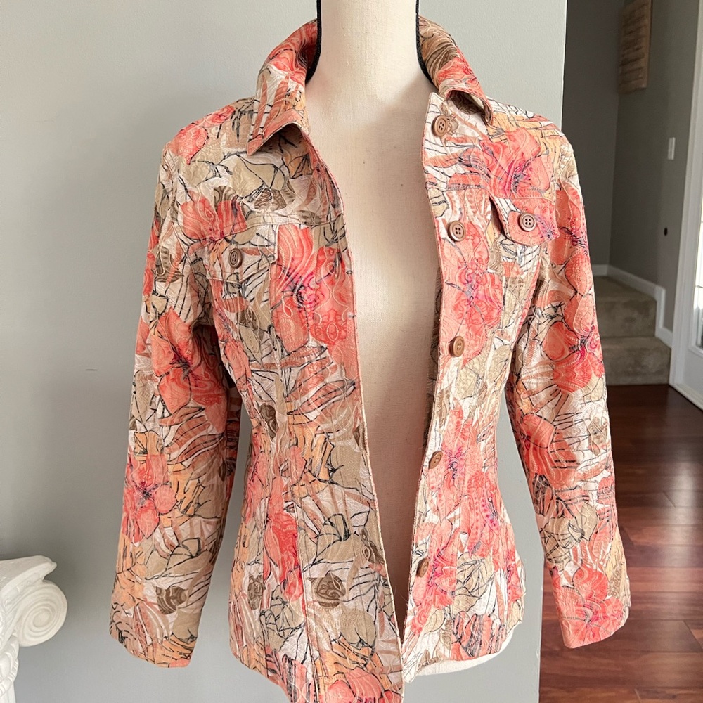 Floral Women's Jacket - Multicolor